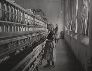 Artwork Title: Sadie Pfeifer, A Cotton Mill Spinner, Lancaster, South Carolina