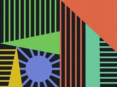 Artwork Title: Abstract Lines of Color