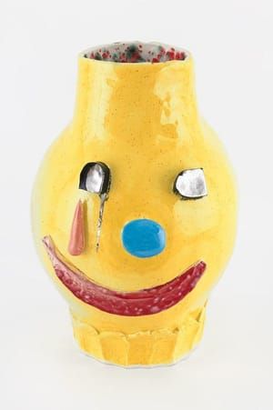 Artwork Title: Untitled (Ceramic Face Pot 42)