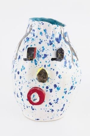 Artwork Title: Untitled (Ceramic Face Pot 45)
