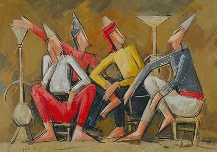 Artwork Title: Nargilla Smokers