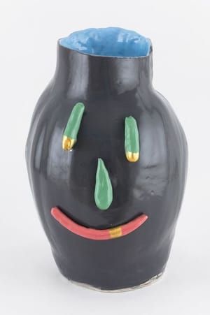 Artwork Title: Untitled (Ceramic Face Pot 57)