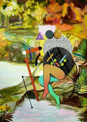 Artwork Title: Cyber Painting #2