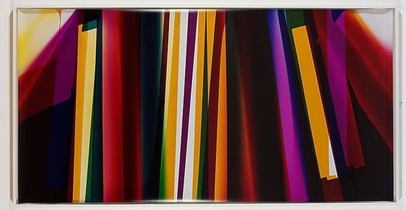 Artwork Title: Six Magnet, Three Color Curl (CMY: Irvine, California, September 6th, Fuji Crystal Archive Type C)
