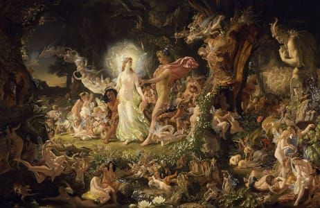 Artwork Title: The Quarrel of Oberon and Titania