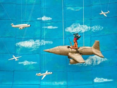 Artwork Title: Walé Asongwaka Takes Off. From I am Walé Respect Me