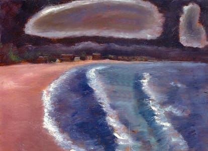 Artwork Title: Storm down Pine Point Way, Old Orchard Beach