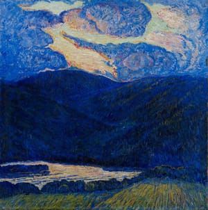 Artwork Title: An Evening Mountainscape