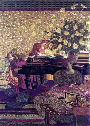 Artwork Title: Figures in an Interior