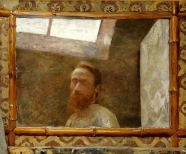 Artwork Title: Self Portrait in a Bamboo Mirror