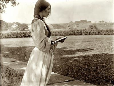 Artwork Title: The Sketch (Beatrice Baxter) aka Newport