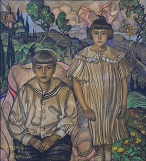 Artwork Title: Portrait of Krystyna and Ludwig Fischer