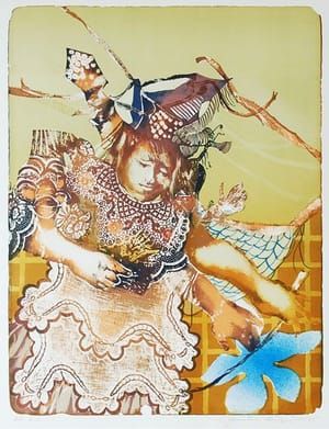 Artwork Title: Dívka Sbírající Listí
