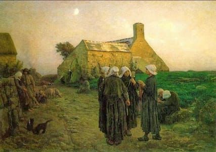 Artwork Title: Evening in the Hamlet of Finistere
