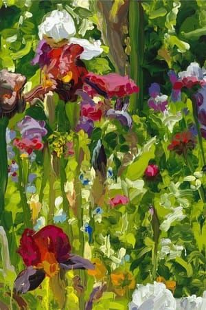 Artwork Title: Iris Garden 8