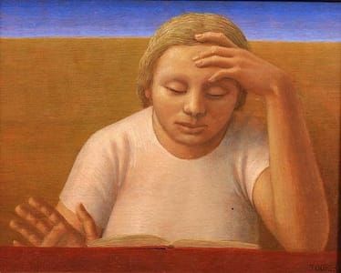 Artwork Title: Girl Reading