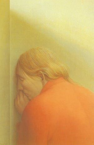 Artwork Title: Woman at the Wall