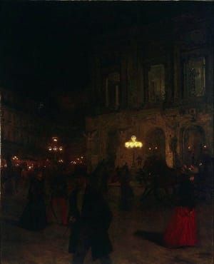Artwork Title: Opera paryska w nocy I