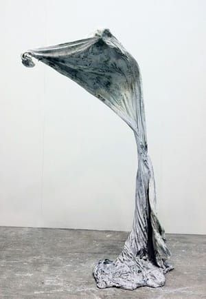 Artwork Title: Holding up a space for Appearance: Coddle (Hold up a plaster-soaked length of fabric until it sets: 