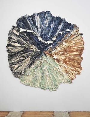 Artwork Title: Four-Armed Compass (X Torn from two people's combined weight in clay)