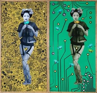 Artwork Title: House of Geisha (diptych)
