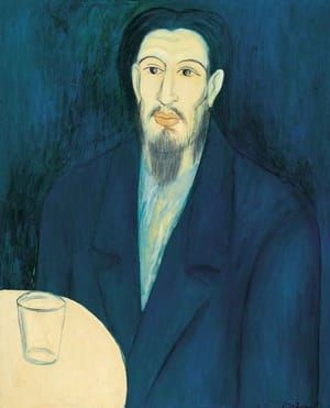 Artwork Title: Wang Shan-Ben Sitting in a Cafe