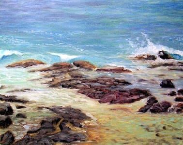 Artwork Title: Lava Rocks and Tide Pool