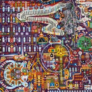 Artwork Title: Lobotomy of The Ghost Mechanics (Scarab Timetable)