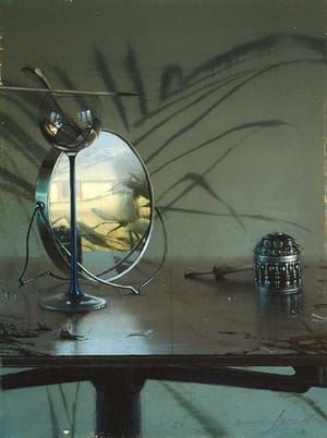 Artwork Title: Still Life & Mirror