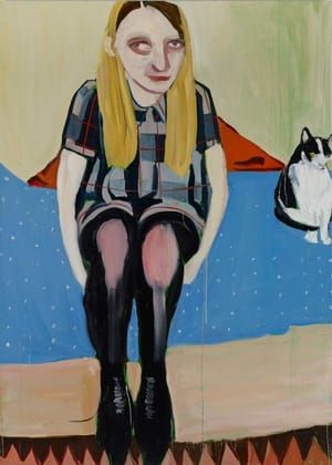 Artwork Title: Moll with Cat