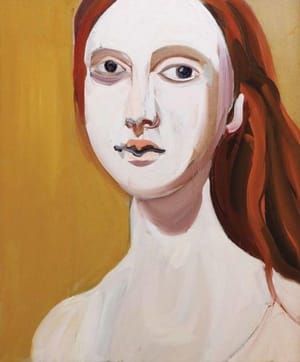 Artwork Title: Red Head on Ochre