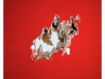 Artwork Title: Red (Holes)