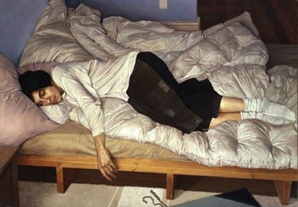 Artwork Title: Carolyn on a Bed