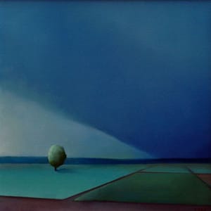 Artwork Title: Eenzame boom (Solitary Tree)