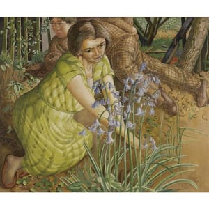 Artwork Title: Hilda with Bluebells