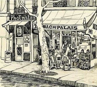 Artwork Title: Tabac Opposite Palais de Justice