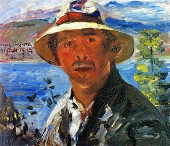 Artwork Title: Self Portrait with Straw Hat