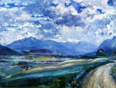 Artwork Title: Inn Valley Landscape