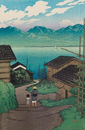 Artwork Title: Kamo Village on Sado Island