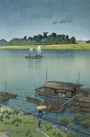 Artwork Title: Early Summer Rain, Arakawa