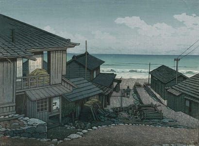 Artwork Title: Cloudy Day at Mizuki in Ibaraki Prefecture