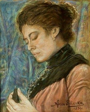 Artwork Title: A Woman with a Nightingale