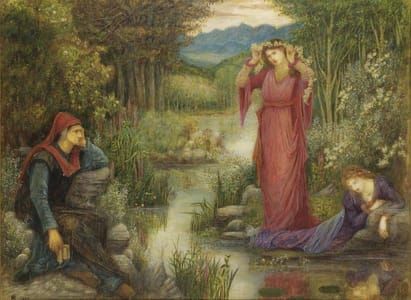 Artwork Title: Dante's Vision of Leah and Rachel (The Divine Comedy)