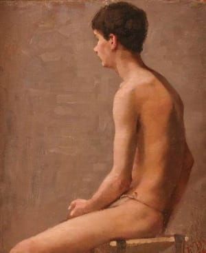 Artwork Title: Sitting Boy