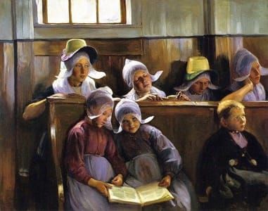 Artwork Title: In the Church at Volendam