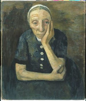 Artwork Title: Old Moor farmer (Alte Moorbäuerin)