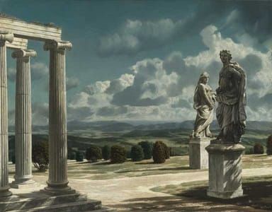 Artwork Title: Landscape with Ruin