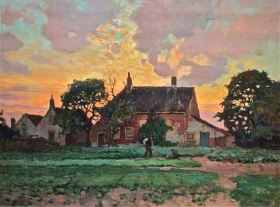 Artwork Title: Avondrood (Evening Glow)
