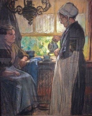 Artwork Title: Boereninterieur