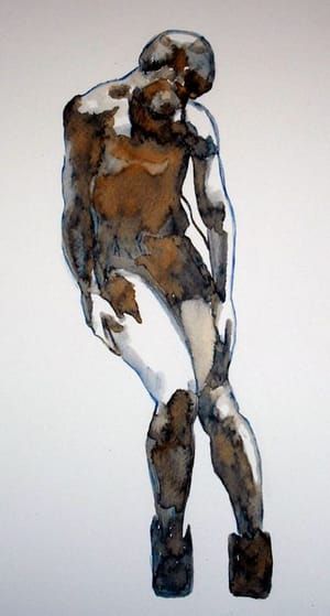 Artwork Title: L'homme Penche